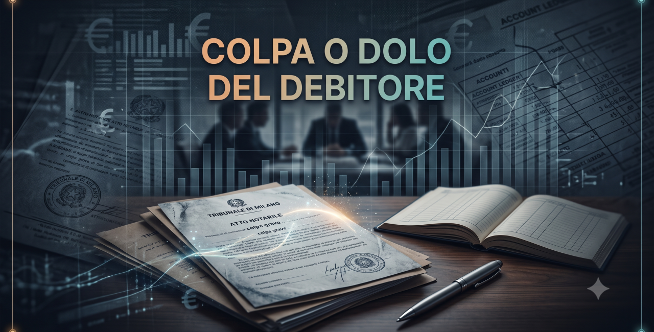 Colpa o dolo del debitore?